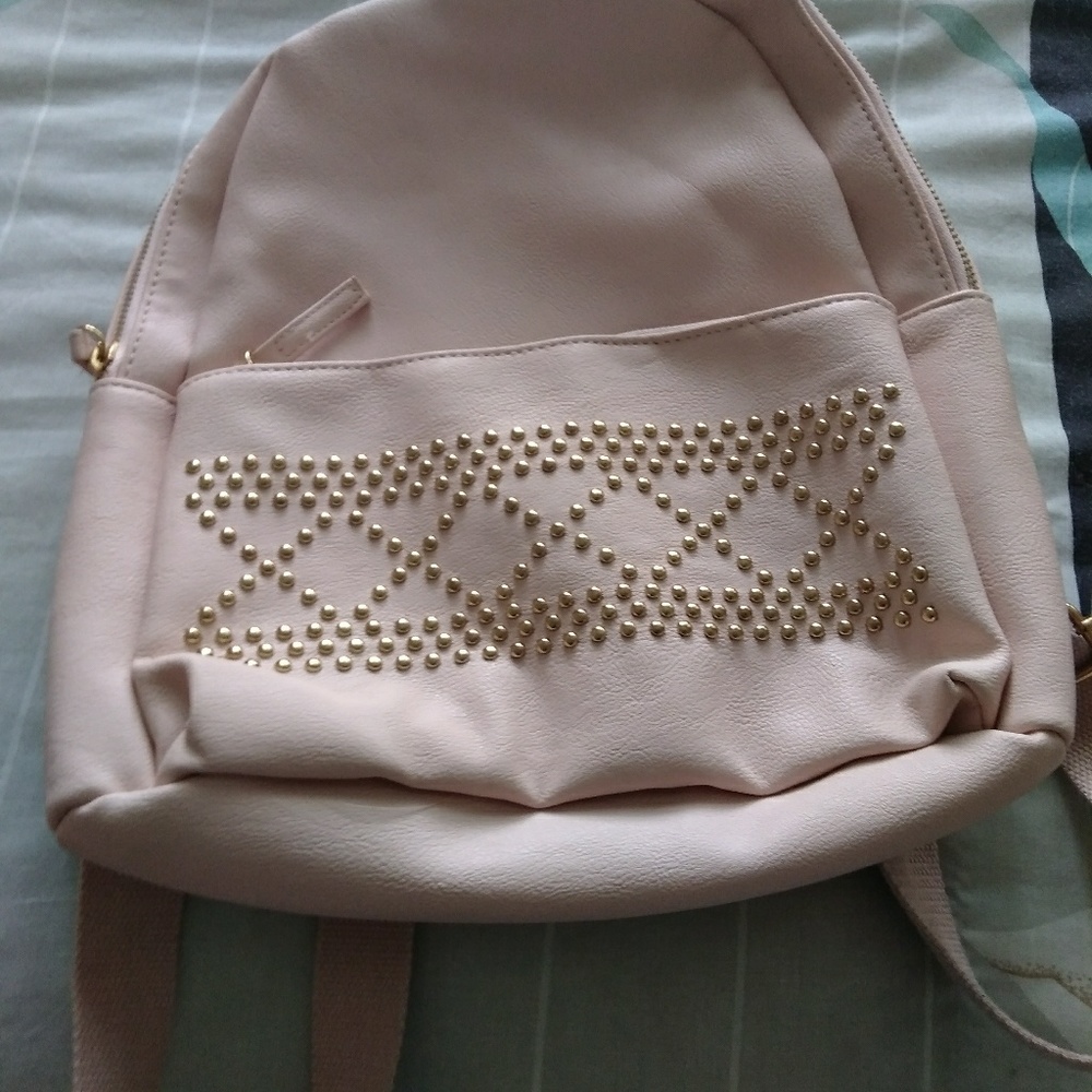 Pink backpack